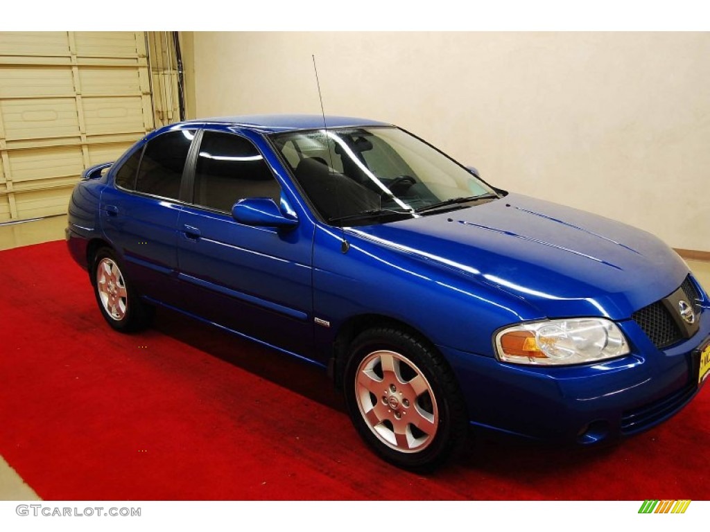 2006 Sentra 1.8 S Special Edition - Sapphire Blue Metallic / Charcoal photo #1
