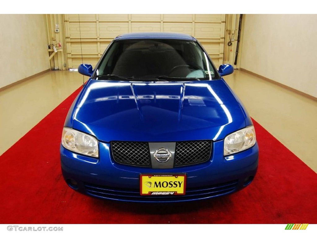 2006 Sentra 1.8 S Special Edition - Sapphire Blue Metallic / Charcoal photo #2