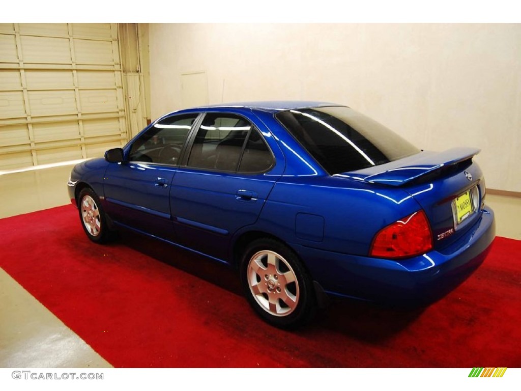 2006 Sentra 1.8 S Special Edition - Sapphire Blue Metallic / Charcoal photo #4
