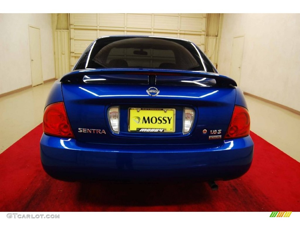2006 Sentra 1.8 S Special Edition - Sapphire Blue Metallic / Charcoal photo #5
