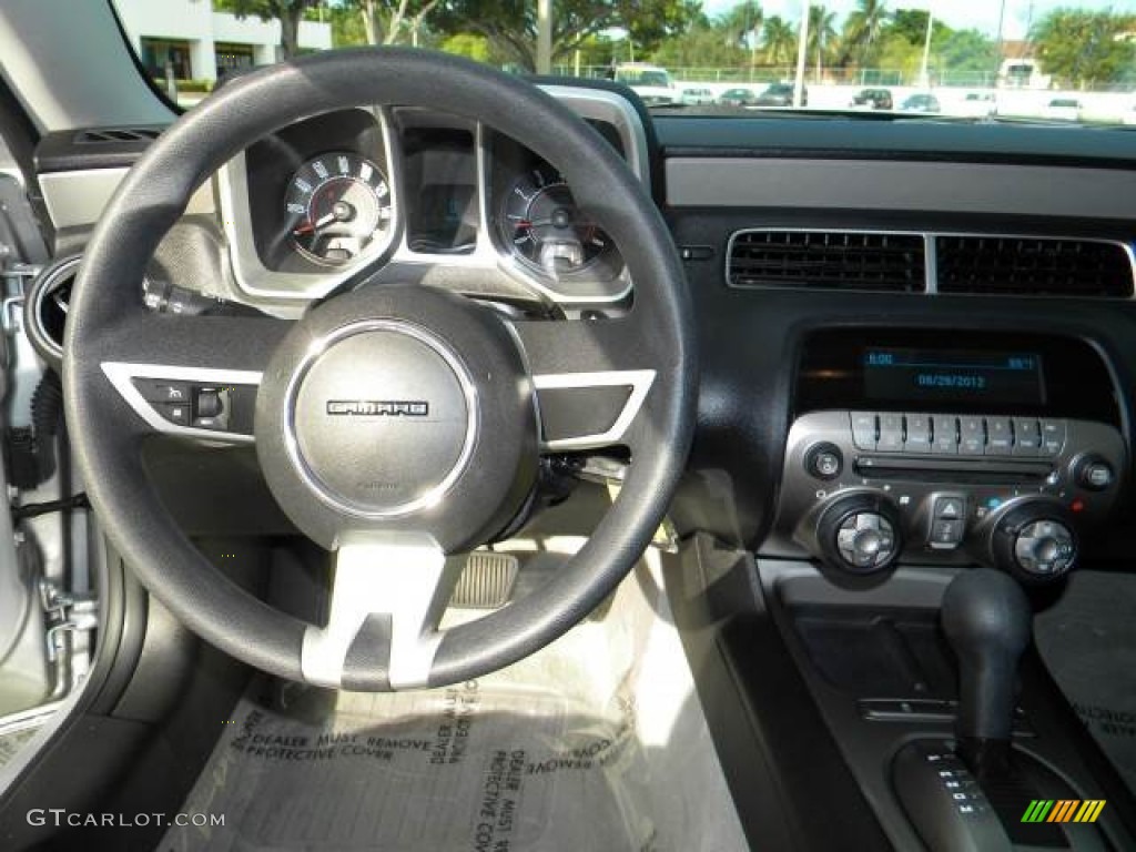 2011 Chevrolet Camaro LS Coupe Gray Steering Wheel Photo #70093858