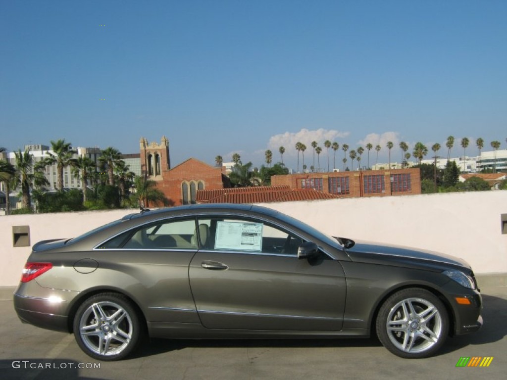 Olivine Grey Metallic 2013 Mercedes-Benz E 350 Coupe Exterior Photo #70094175
