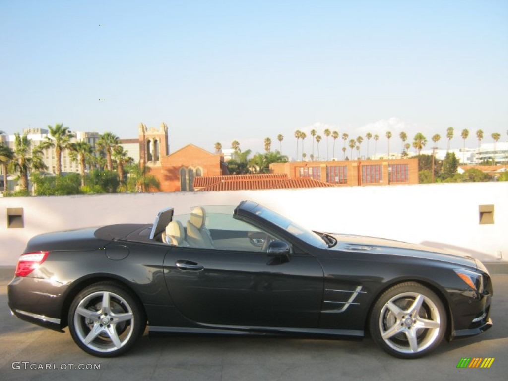Magnetite Black Metallic 2013 Mercedes-Benz SL 550 Roadster Exterior Photo #70094370