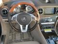 Beige/Brown 2013 Mercedes-Benz SL 550 Roadster Steering Wheel