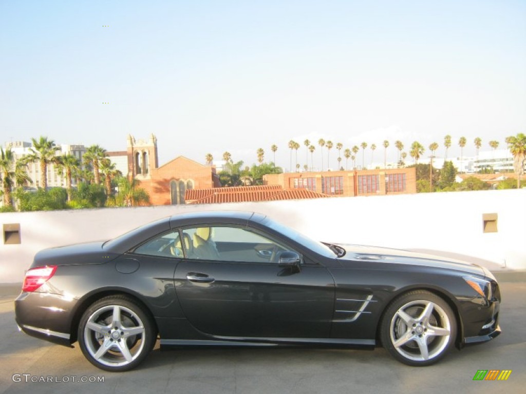 Magnetite Black Metallic 2013 Mercedes-Benz SL 550 Roadster Exterior Photo #70094388