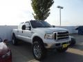 2007 Oxford White Clearcoat Ford F250 Super Duty XLT Crew Cab 4x4  photo #2