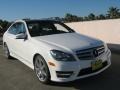 2013 Polar White Mercedes-Benz C 350 Sport  photo #1