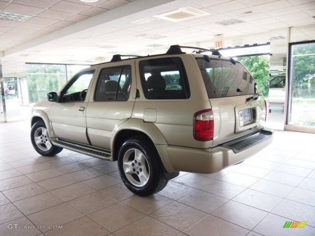 2002 QX4 4x4 - Golden Sand Metallic / Stone Beige photo #5