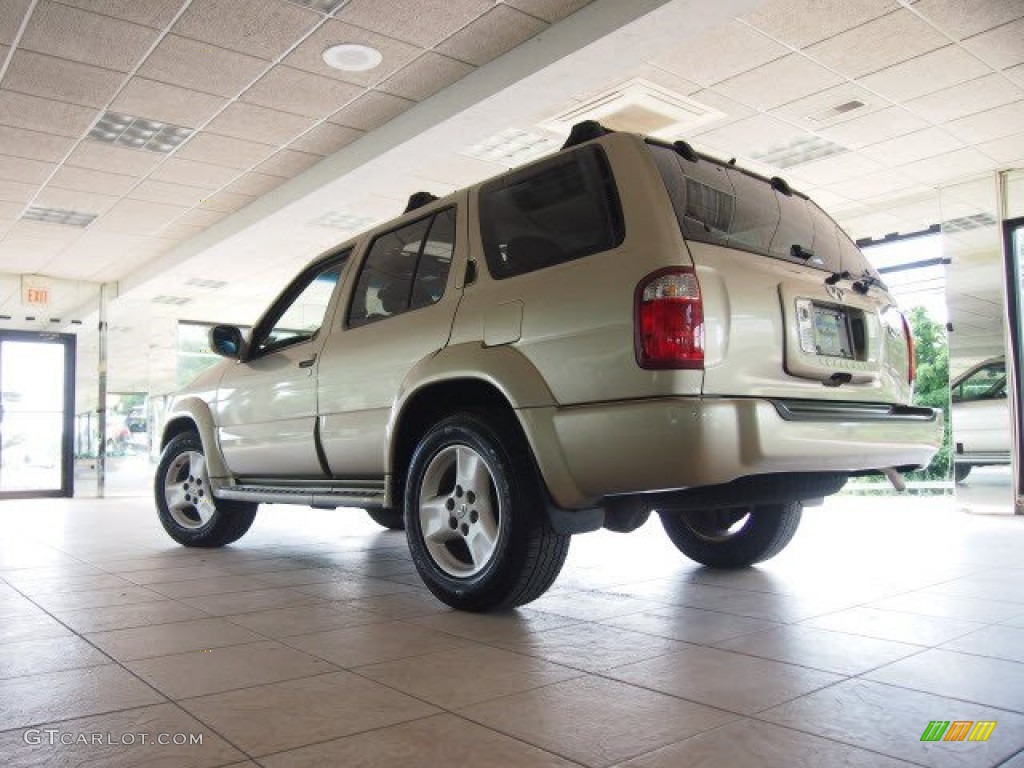 2002 QX4 4x4 - Golden Sand Metallic / Stone Beige photo #13