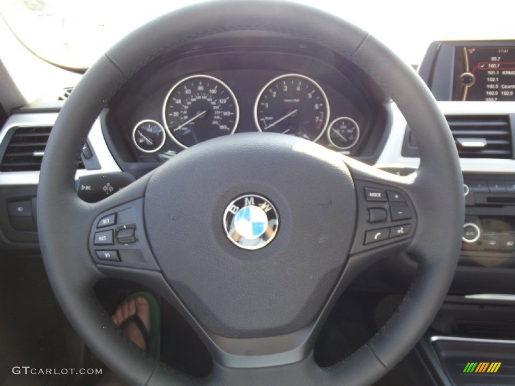 2013 3 Series 328i Sedan - Mineral Grey Metallic / Black photo #10