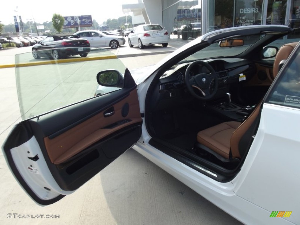 2013 3 Series 328i Convertible - Alpine White / Saddle Brown photo #11