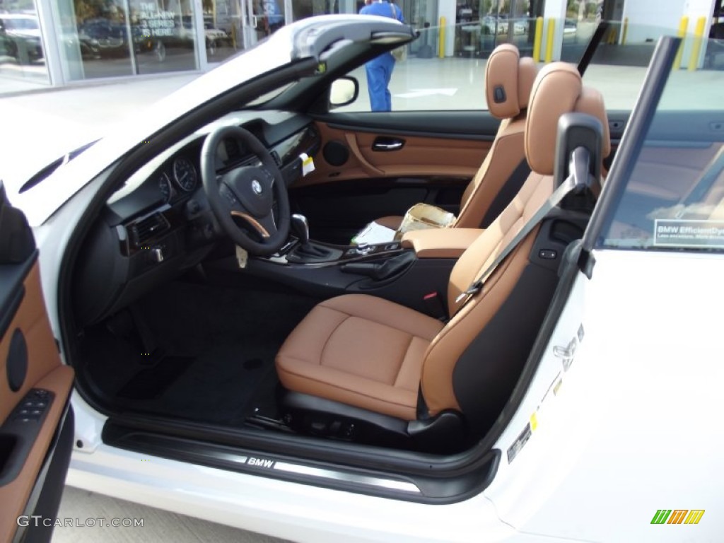 Saddle Brown Interior 2013 BMW 3 Series 328i Convertible Photo #70094967