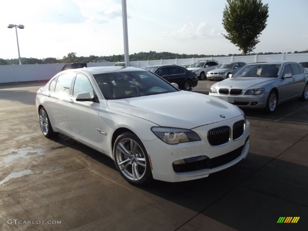 2012 7 Series 750Li Sedan - Alpine White / Oyster/Black photo #2
