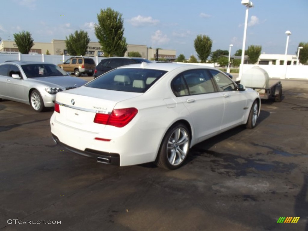 2012 7 Series 750Li Sedan - Alpine White / Oyster/Black photo #3