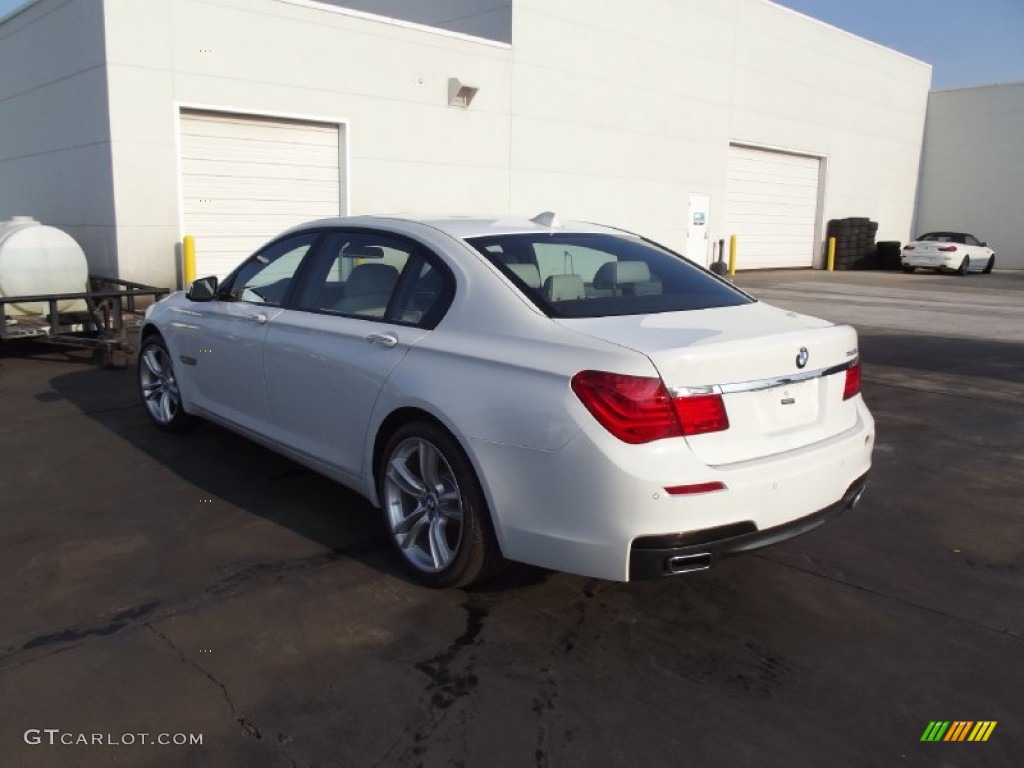 2012 7 Series 750Li Sedan - Alpine White / Oyster/Black photo #4