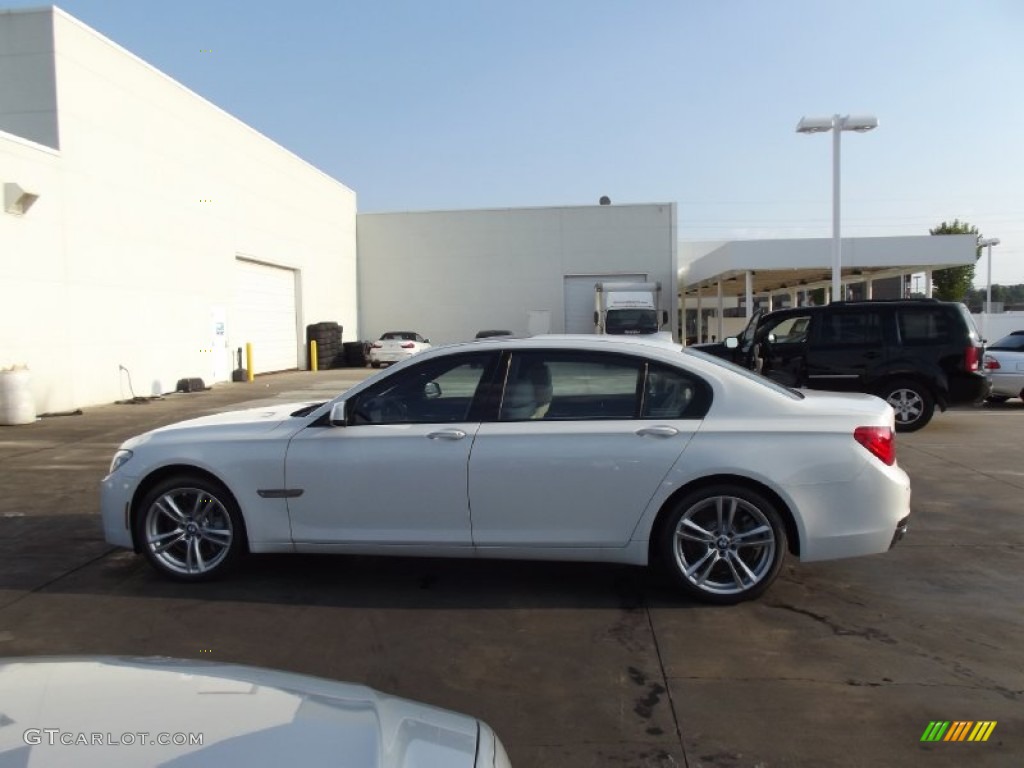 2012 7 Series 750Li Sedan - Alpine White / Oyster/Black photo #5
