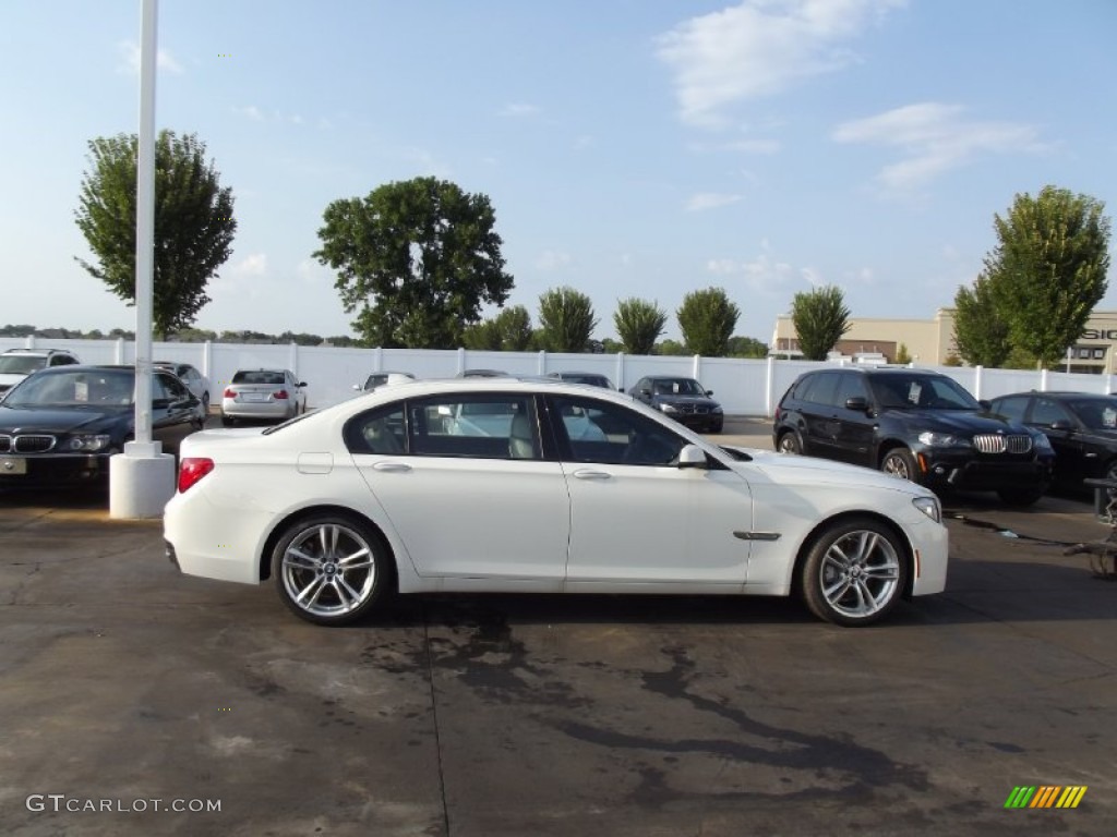 2012 7 Series 750Li Sedan - Alpine White / Oyster/Black photo #6