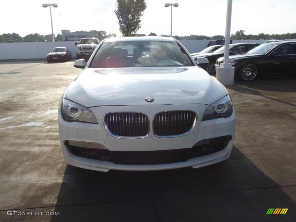 2012 7 Series 750Li Sedan - Alpine White / Oyster/Black photo #7