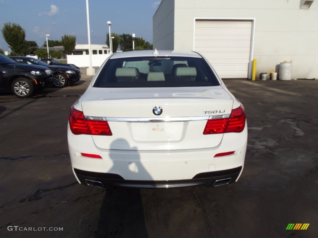 2012 7 Series 750Li Sedan - Alpine White / Oyster/Black photo #8