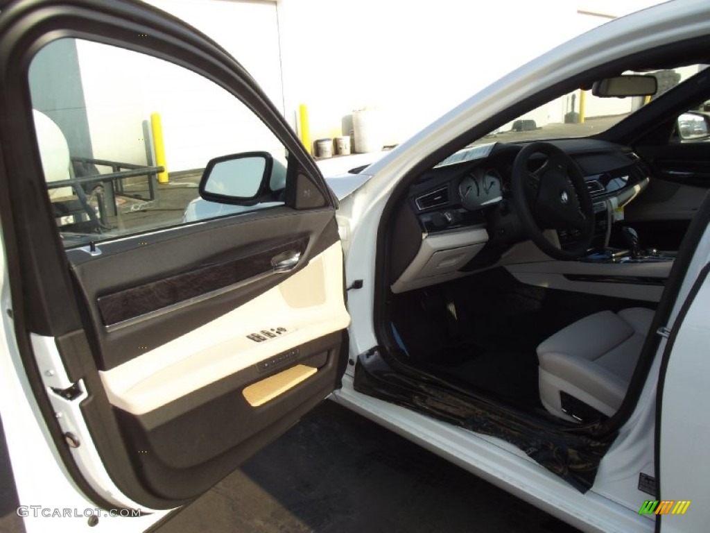 2012 7 Series 750Li Sedan - Alpine White / Oyster/Black photo #9