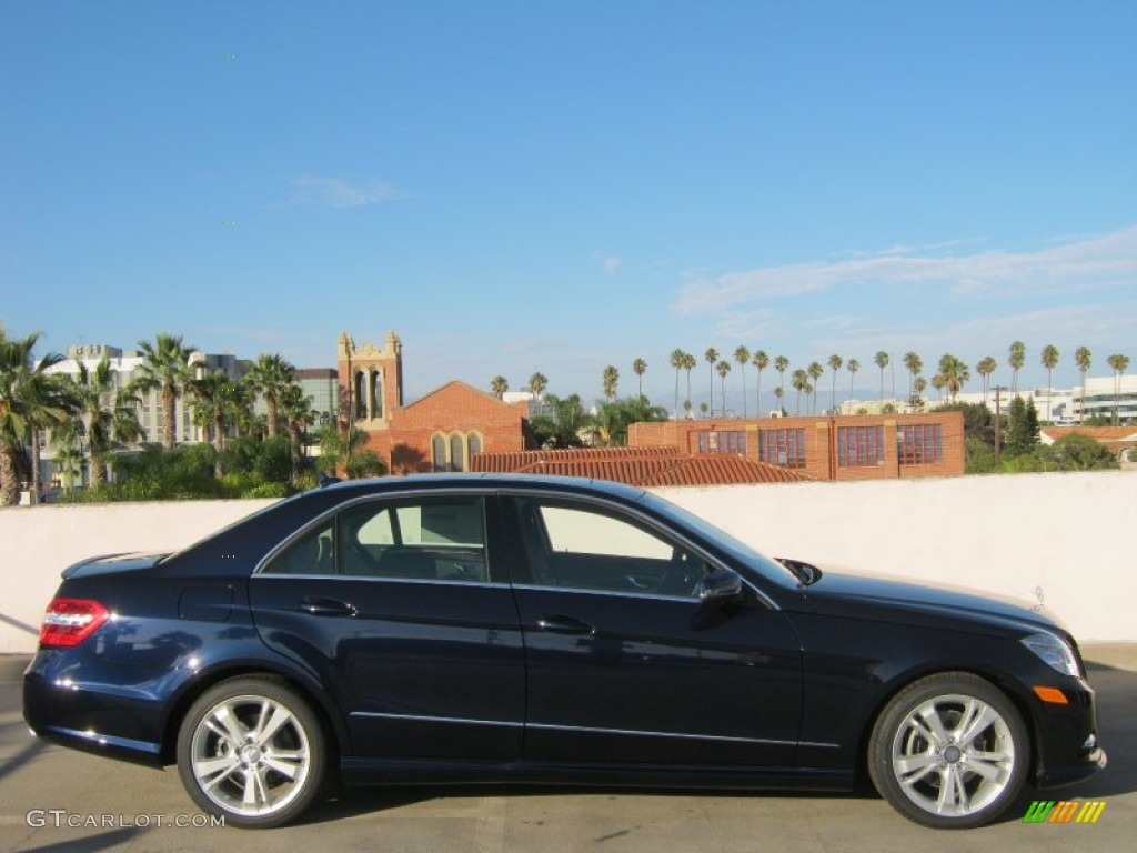 Lunar Blue Metallic 2013 Mercedes-Benz E 350 Sedan Exterior Photo #70095354