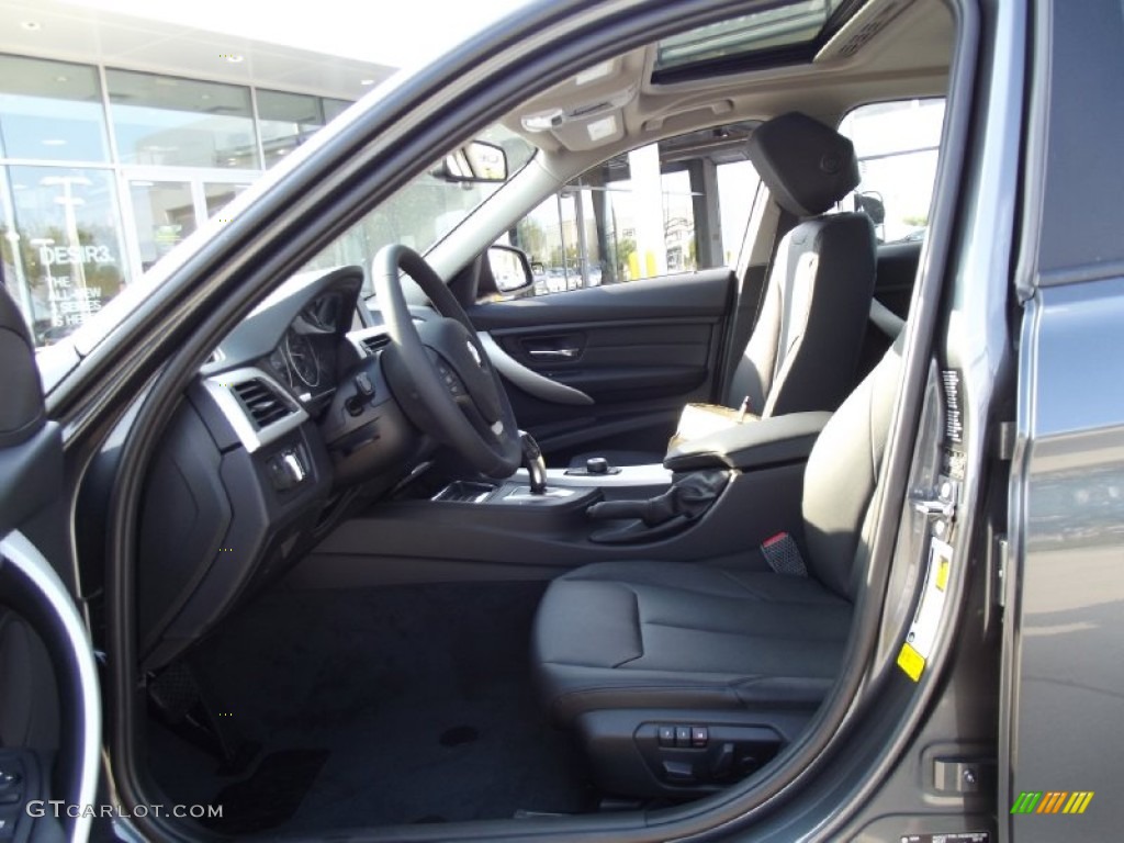 2012 3 Series 328i Sedan - Mineral Grey Metallic / Black photo #13