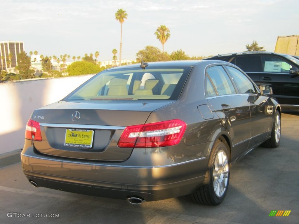 2013 E 350 Sedan - Indium Grey Metallic / Almond/Mocha photo #4