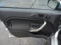 Charcoal Black/Blue Accent 2013 Ford Fiesta SE Hatchback Door Panel