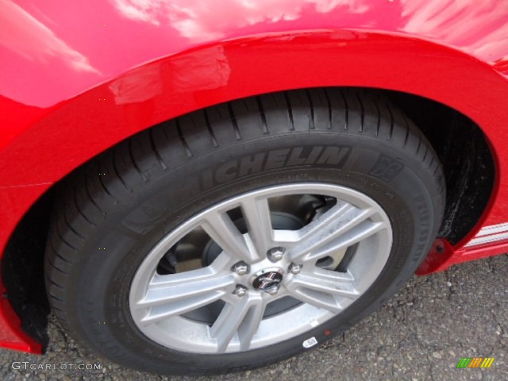 2013 Mustang V6 Coupe - Race Red / Charcoal Black photo #7