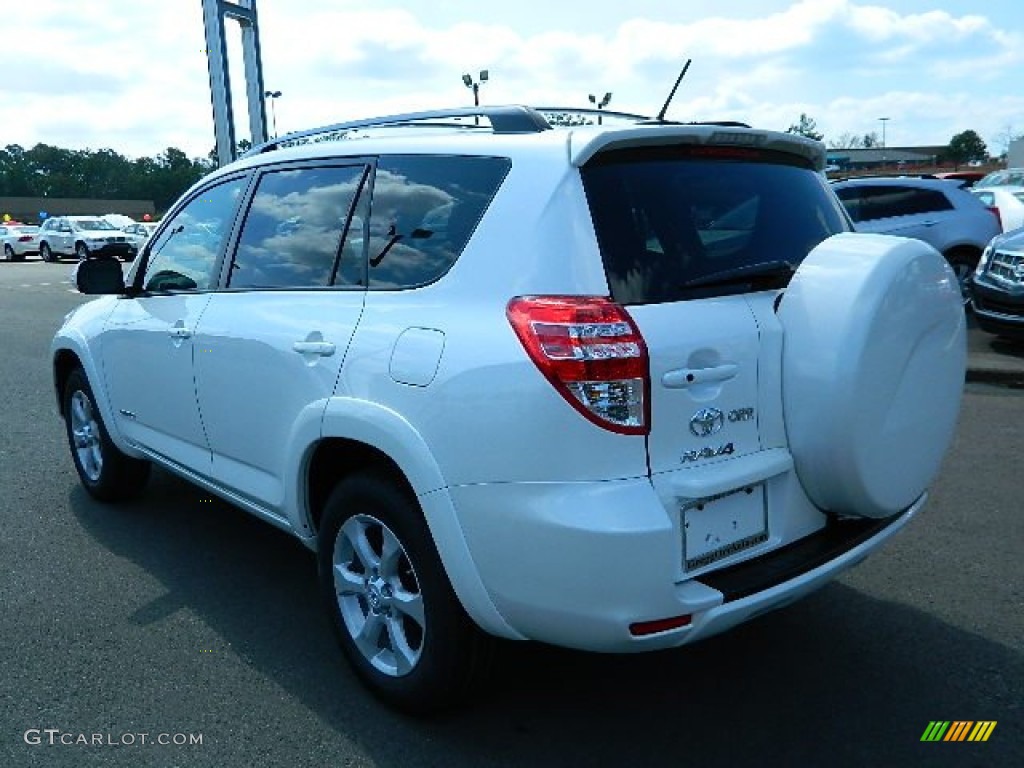 2012 RAV4 Limited - Blizzard White Pearl / Sand Beige photo #5