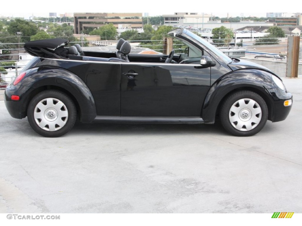 Black 2004 Volkswagen New Beetle GL Convertible Exterior Photo #70097571