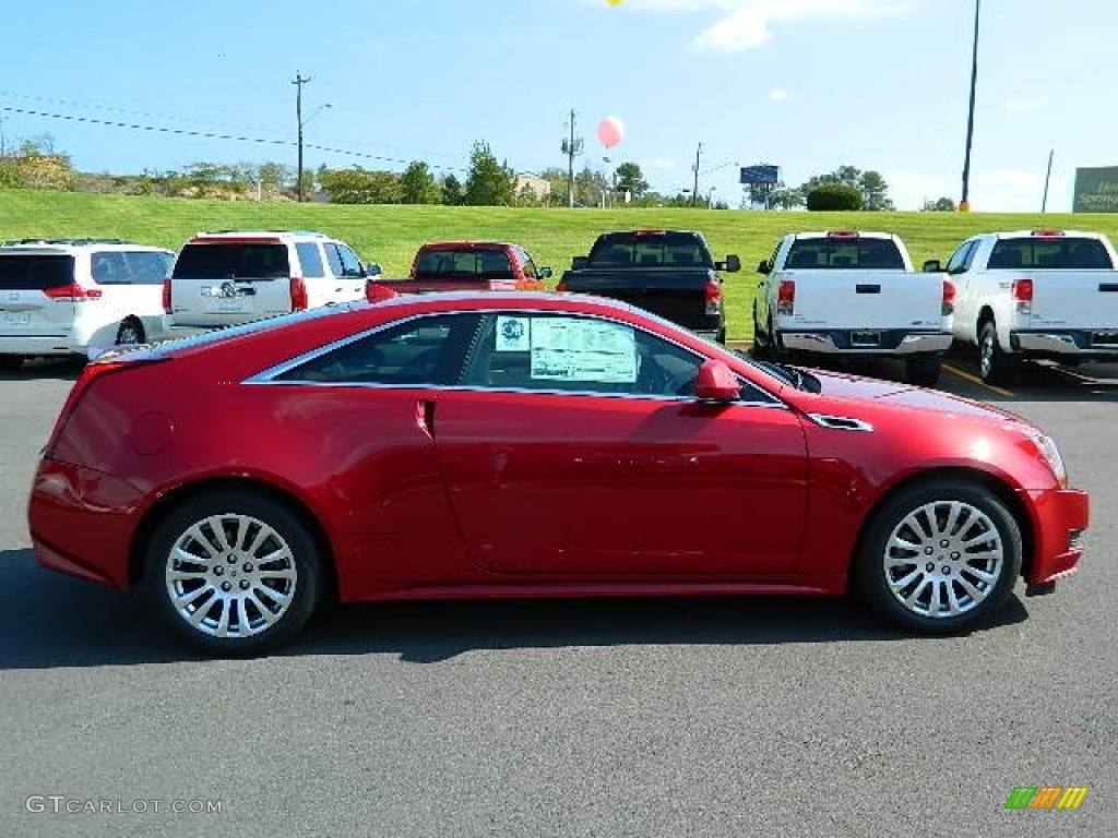 Crystal Red Tintcoat 2013 Cadillac CTS Coupe Exterior Photo #70097644