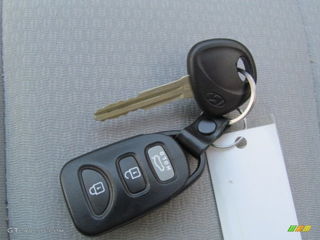 2009 Elantra GLS Sedan - Black Pearl / Gray photo #17