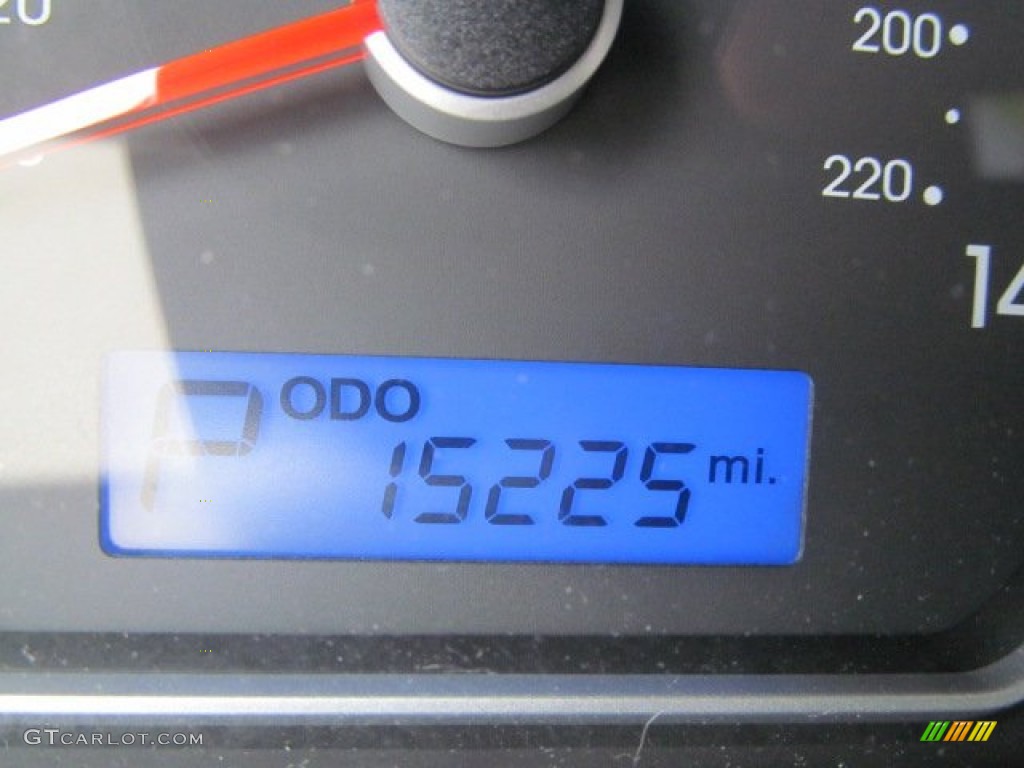 2009 Elantra GLS Sedan - Black Pearl / Gray photo #19