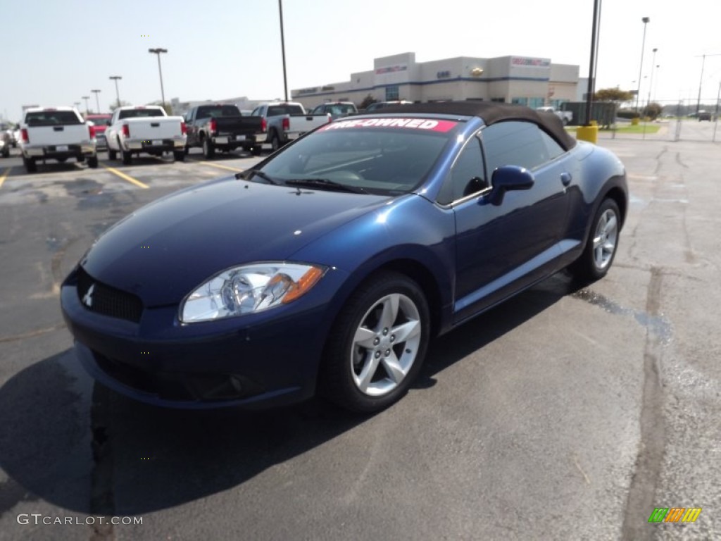 2009 Eclipse Spyder GS - Maizen Blue Pearl / Dark Charcoal photo #1