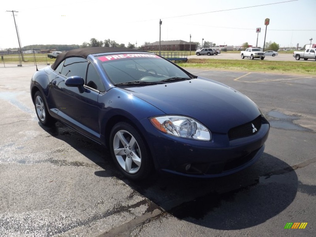 2009 Eclipse Spyder GS - Maizen Blue Pearl / Dark Charcoal photo #3