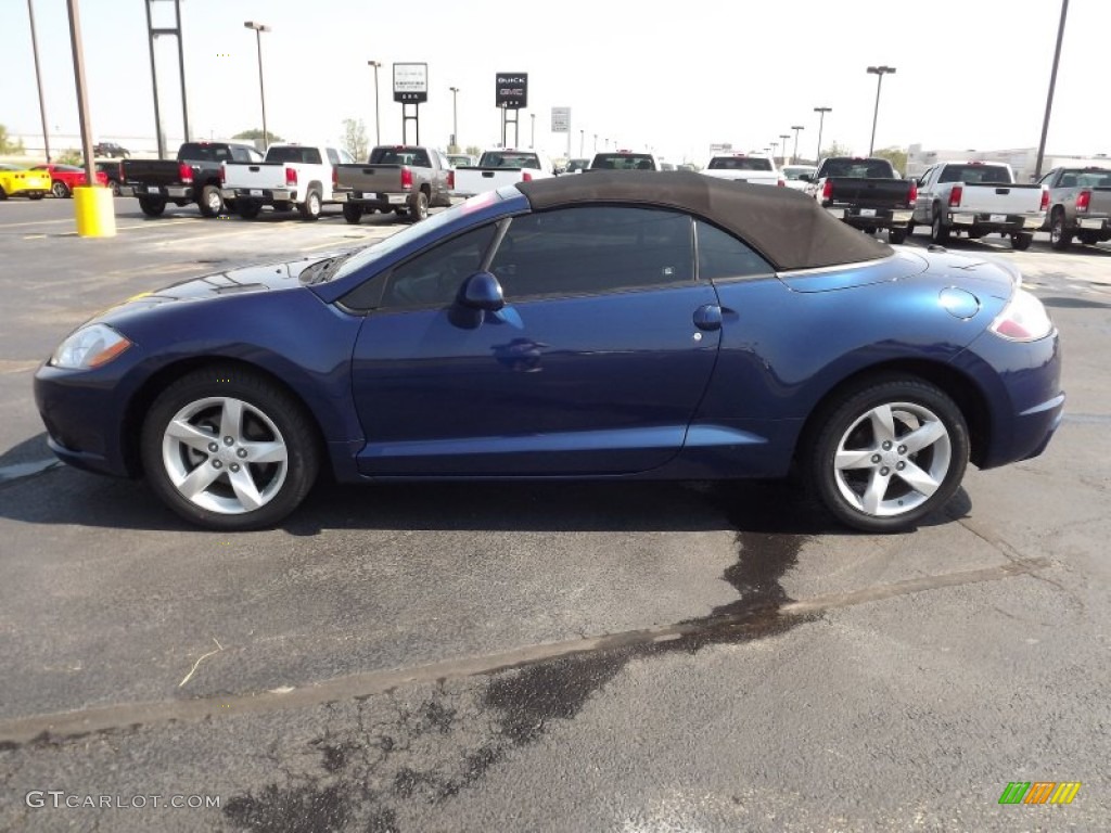 Maizen Blue Pearl 2009 Mitsubishi Eclipse Spyder GS Exterior Photo #70098120