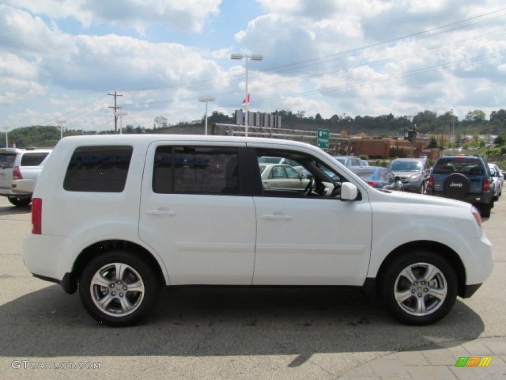 2012 Pilot EX-L 4WD - Taffeta White / Gray photo #9