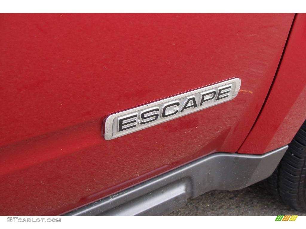 2008 Escape XLT V6 4WD - Redfire Metallic / Stone photo #5