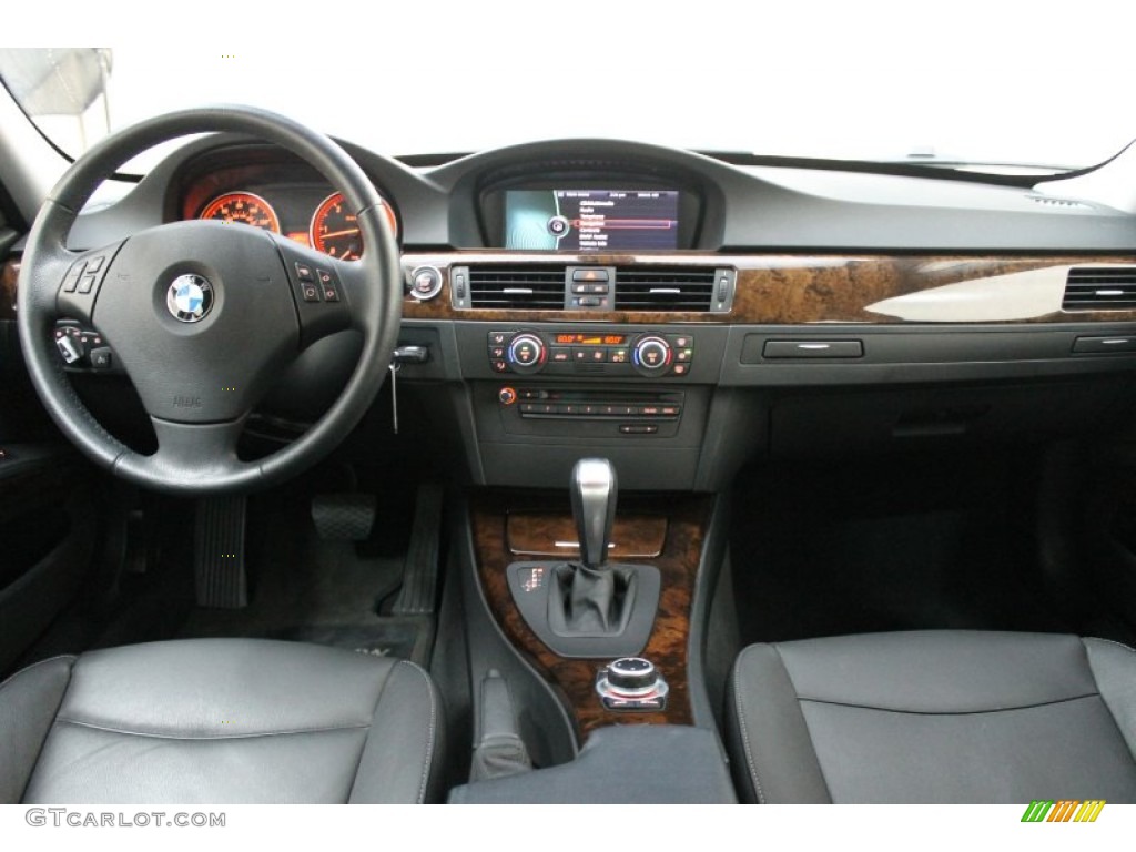 2009 BMW 3 Series 335d Sedan Black Dashboard Photo #70099218