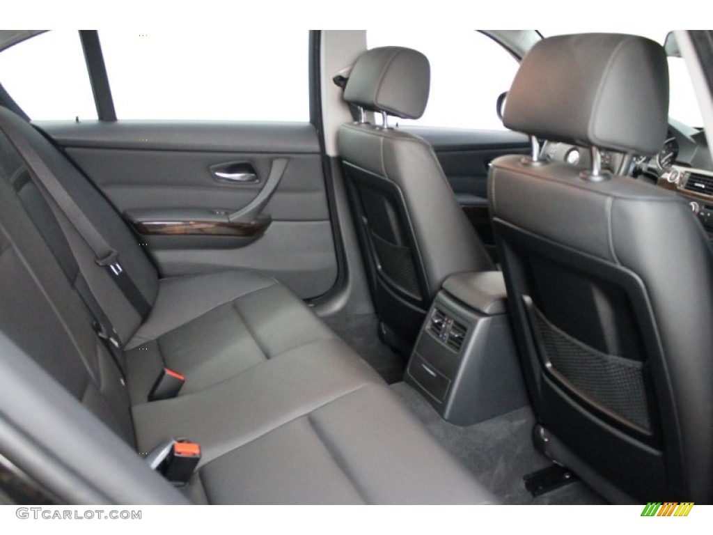 Black Interior 2009 BMW 3 Series 335d Sedan Photo #70099278