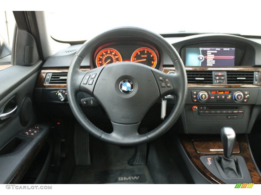 2009 BMW 3 Series 335d Sedan Black Dashboard Photo #70099416