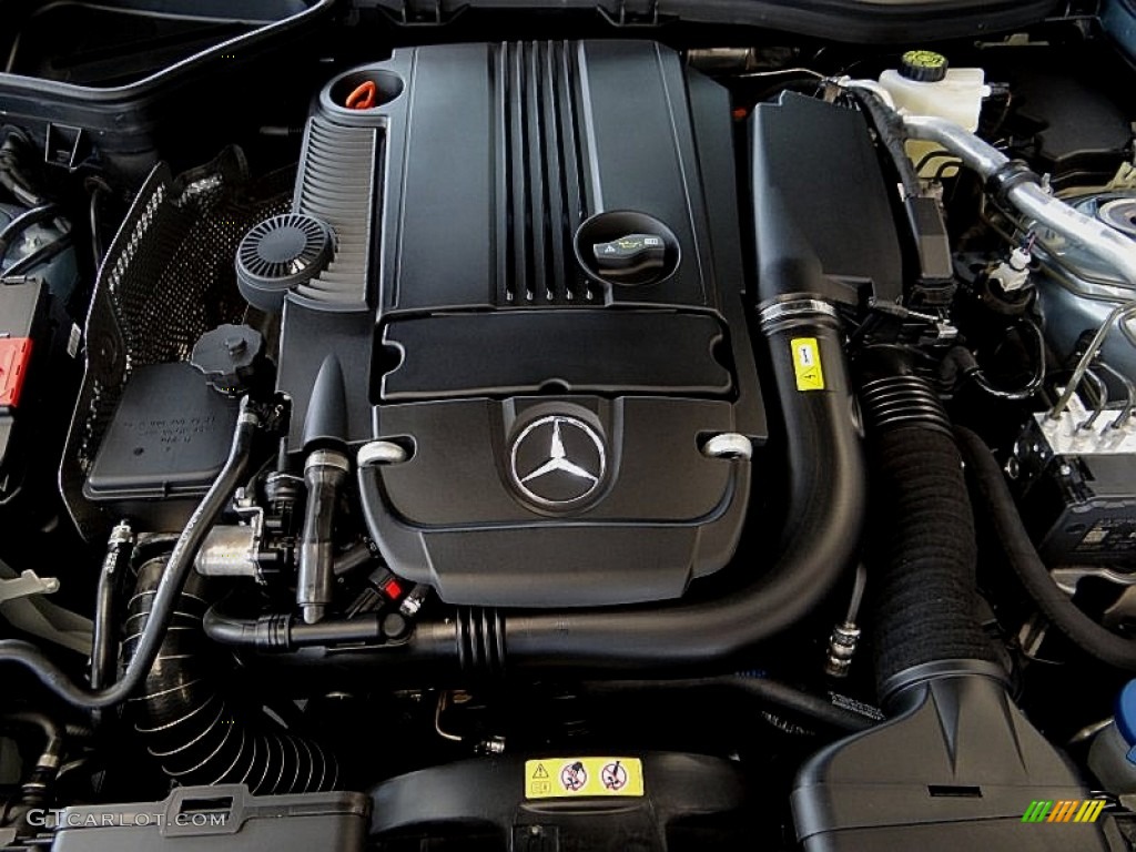 2013 Mercedes-Benz SLK 250 Roadster 1.8 Liter GDI Turbocharged DOHC 16-Valve VVT 4 Cylinder Engine Photo #70099437