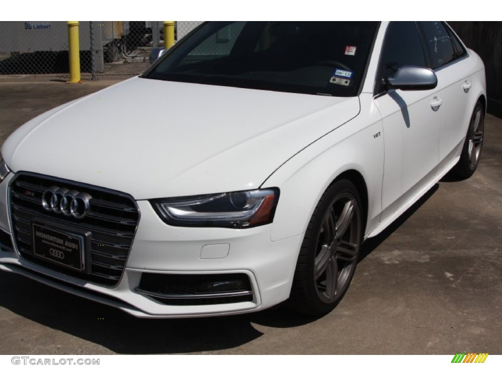 2013 S4 3.0T quattro Sedan - Ibis White / Black photo #3