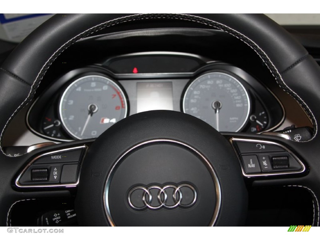 2013 S4 3.0T quattro Sedan - Ibis White / Black photo #31