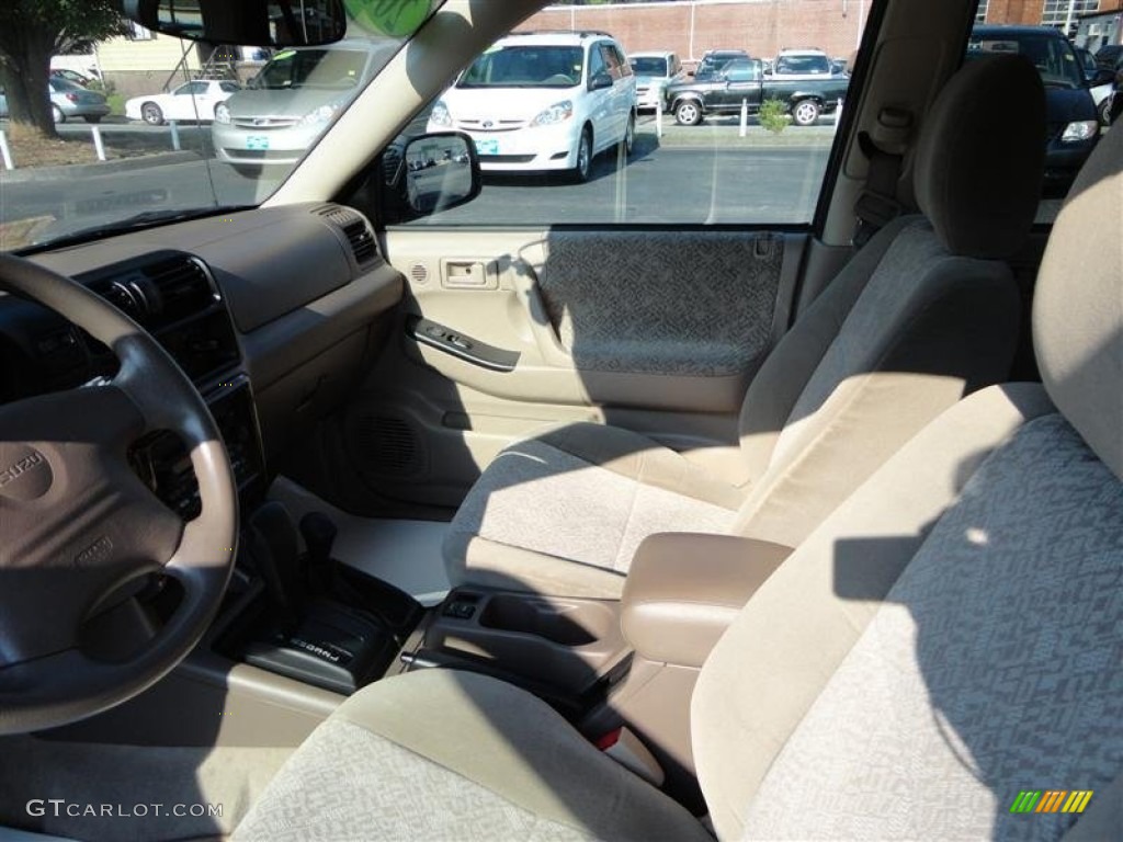 2002 Rodeo LS 4WD - Garden Green Mica / Beige photo #7