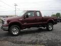 2006 Dark Toreador Red Metallic Ford F350 Super Duty XLT SuperCab 4x4  photo #2