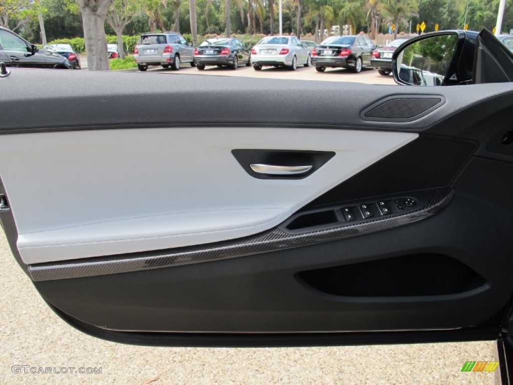 2013 BMW M6 Coupe Silverstone II Door Panel Photo #70102062