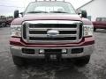 2006 Dark Toreador Red Metallic Ford F350 Super Duty XLT SuperCab 4x4  photo #21