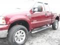 2006 Dark Toreador Red Metallic Ford F350 Super Duty XLT SuperCab 4x4  photo #33